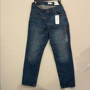 True Craft Men's Dark Blue Straight Jeans